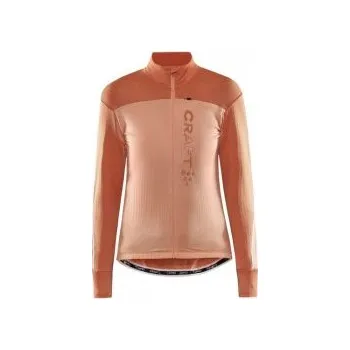 cyklistický dres CRAFT CORE Bike SubZ LS W oranžová 1911429-716732 XS; Oranžová dres + DÁREK DLE VÝBĚRU!