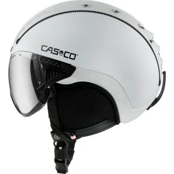 Lyžařská helma Casco SP-2 CARBONIC VISOR - bílá S 2024/2025