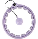 HMS HHW09 masážní hula hop obruč se závažím a počítadlem fialová