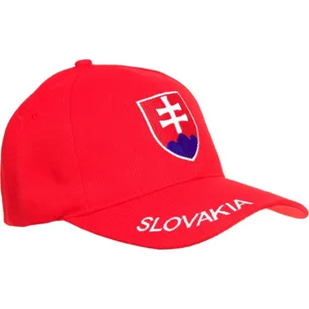 Kšiltovka Kšiltovka Slovensko červená (pánská a dámská čepice s nápisem Slovakia)