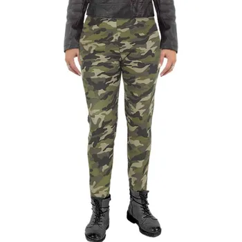 Zateplené legíny na zimu Termo X0317b maskáčové (hrubé legíny na zimu)