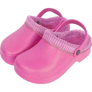 Dámské pantofle TifanTEX Kroksy dámské zateplené růžové