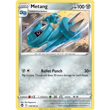 Sběratelská karetní hra Metang 118/195 - Silver Tempest Typ karty: Non-Holo