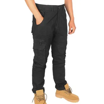 Pánské kalhoty Pánské černé kalhoty Gold Champion (Kalhoty na turistiku)