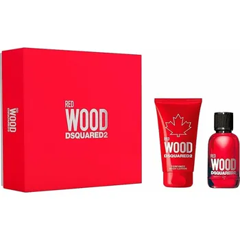 Dámský parfém Dsquared2 Dsquared2 Red Wood SET: Toaletní voda 100ml + Tělové mléko 150ml Pre ženy Toaletní voda