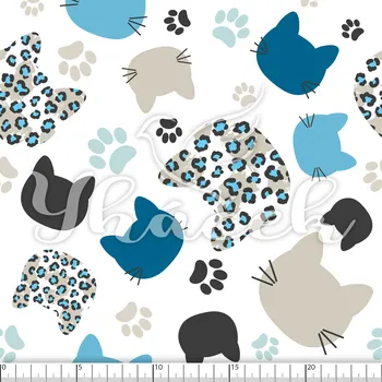 Microfibra, Levhartí kočičky modré