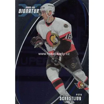 Karetní hra řadová karta PETR SCHASTLIVY 02-03 BAP Signature Series číslo 133