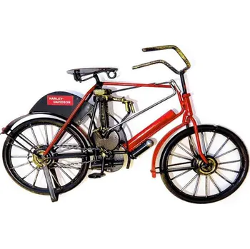 autíčko Model motorky Harley Davidson Kov (dekorační retro model nejstarší verze motocyklu HD)