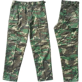 Pánské kalhoty Maskáčové kalhoty BDU woodland (pánské maskáče)