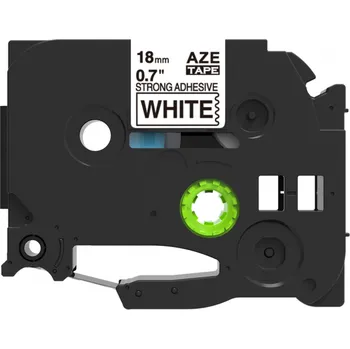 Pásek do tiskárny Alternativní páska Brother TZ-S241/TZe-S241 18mm x 8m extra adhesivní černý tisk/bílý podklad