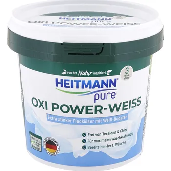 Odstraňovač skvrn Heitmann Pure Oxi Power odstraňovač skvrn z bílého prádla 500 g