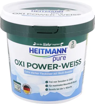 Odstraňovač skvrn Heitmann Pure Oxi Power odstraňovač skvrn z bílého prádla 500 g