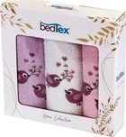 BedTex Ptáčci 30 x 50 cm 3 ks růžový