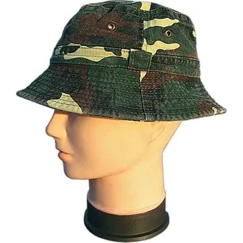 Klobouk Širák maskáčový Kongo woodland (rybářský plátěný klobouk)