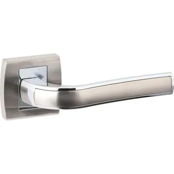 Dveřní kování In-Design Dveřní klika Laura imitace nerezi/chrom lesk Provedení kliky: bez rozety