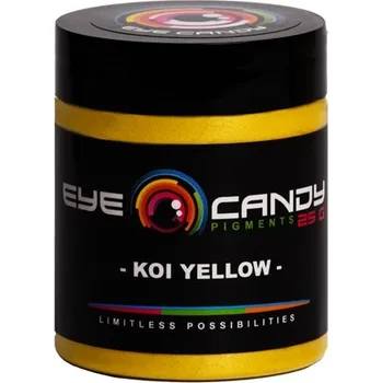barva a nátěr na dřevo Koi Yellow - Eye Candy Pigments Hmotnost: 25 g