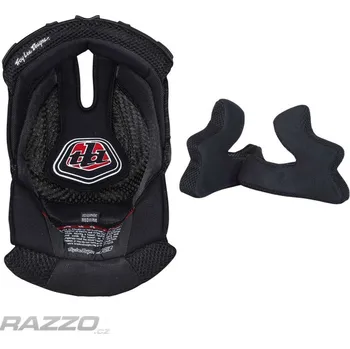 Cyklistická přilba Kompletní polstrování helmy TroyLeeDesigns D3 HeadLiner 3D Set Black XS