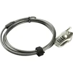 Burg Wächter 29830 kabelový zámek stříbrná na heslo