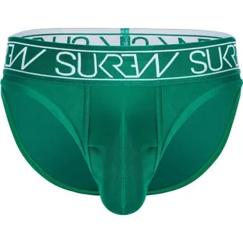 Pánské erotické prádlo Slipy Sukrew Emerald Brief S, zelené pánské slipy