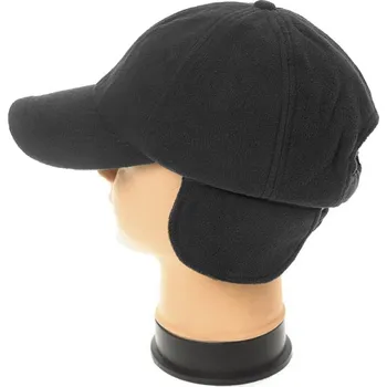 Kšiltovka TifanTEX Zimní kšiltovka na uši černá