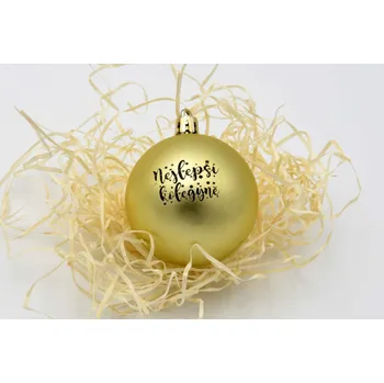 Vánoční ozdoba Vánoční ozdoba Kolega/yně \"Malá\" 6 cm Červená