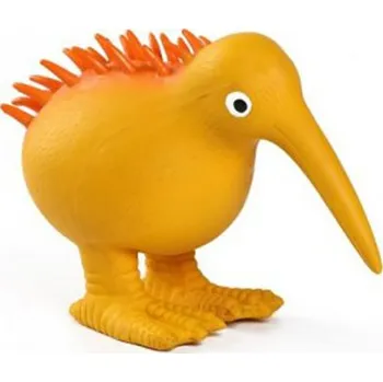 Hračka pro psa Hračka KIWI WALKER latex - Whistle Kiwi Baby oranžová 7x12x9cm