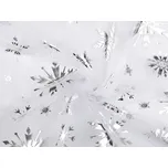 Stoklasa Organza transparentní/vločky…