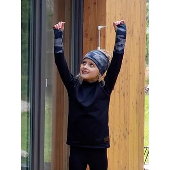 Chlapecká mikina Dětská funkční mikina Drexiss army velikost 116-122