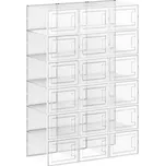 18 boxů na boty Petty bílé