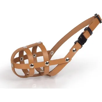 Náhubek pro psa Náhubek TOMMI kožený č.0 (yorkshire)