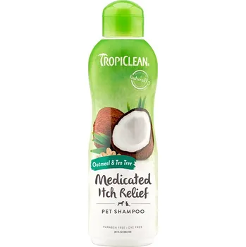 Kosmetika pro psa Šampon TROPICLEAN Medicated Itch Relief Oatmeal & Tea Tree - uklidňující 355ml
