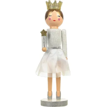 Vánoční dekorace TifanTEX Baletka bílá 36 cm