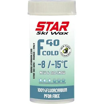 Lyžařský vosk Star Ski Wax F40 Fluor Powder 30g + DOPRAVA ZDARMA