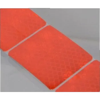 Cyklosvítilna Reflexní samolepka 5x5cm - červená