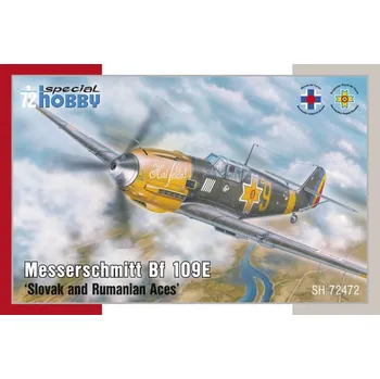 Plastikový model 1:72 Messerschmitt Bf 109 E „Slovak and Rumanian Aces“