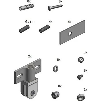 Roth Náhradní panty a šrouby, ND01-3894