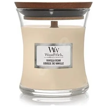 Svíčka WoodWick WoodWick Vanilla Bean, Vonná Sviečka 85g