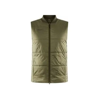 Pánská vesta CRAFT CORE Light Padded M zelená 1910986-664000 S; Zelená bunda + DÁREK DLE VÝBĚRU!