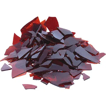 Šelak šupinky - TMAVĚ RUBÍNOVÁ, enkaustický shelac