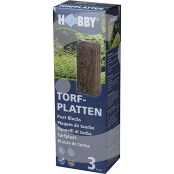 Akvarijní chemie Hobby Torfplatten rašelinové desky 9x26x1,8 cm, 3ks