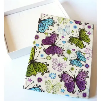 Dárková krabička Dárková krabička velká , motýlci - 3633 (Dárková krabička velká s motýly)