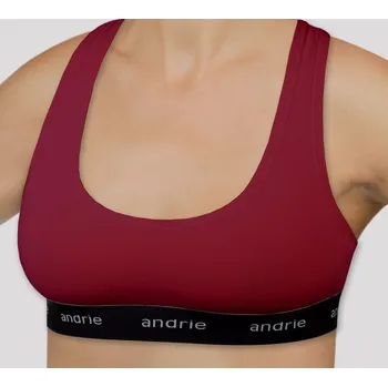Podprsenka Andrie PS 2893 bordó dámská podprsenka Barva: vínová, Velikost: M