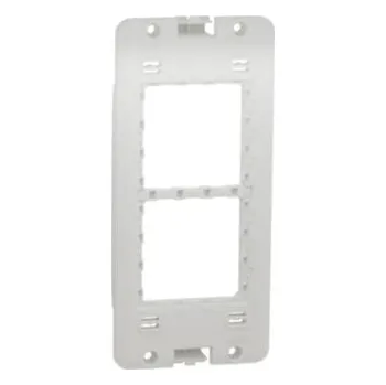 Elektrická zásuvka NU7204P Unica - Montážní rámeček 2 sloupce 4 moduly