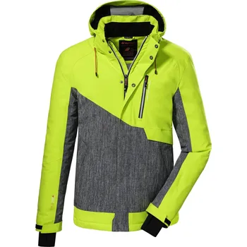 Pánská zimní bunda Killtec 42 limetková/šedá S