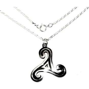 Přívěsek Stříbrný přívěsek kelt na řetízku - P710/figaro 1:1 (Sada přívěsek keltský motiv na řetízku)