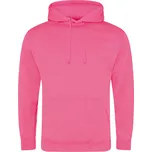 Just Hoods Pánská mikina s kapucí JH004 Electric Pink S