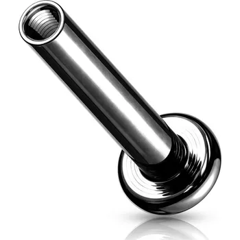 Šperk Šperky4U Černá náhradní labreta vnitřní závit 1,2 mm - ND002K-1206