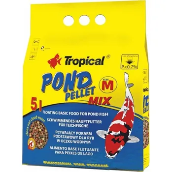 Krmivo pro rybičky TROPICAL Pond Pellet Mix M 5L/550g