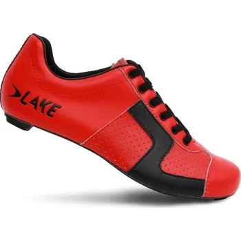 Pánské cyklistické tretry tretry LAKE CX1C Carbon červeno/černé vel.43