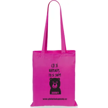Nákupní taška DOMKY | taška | růžová